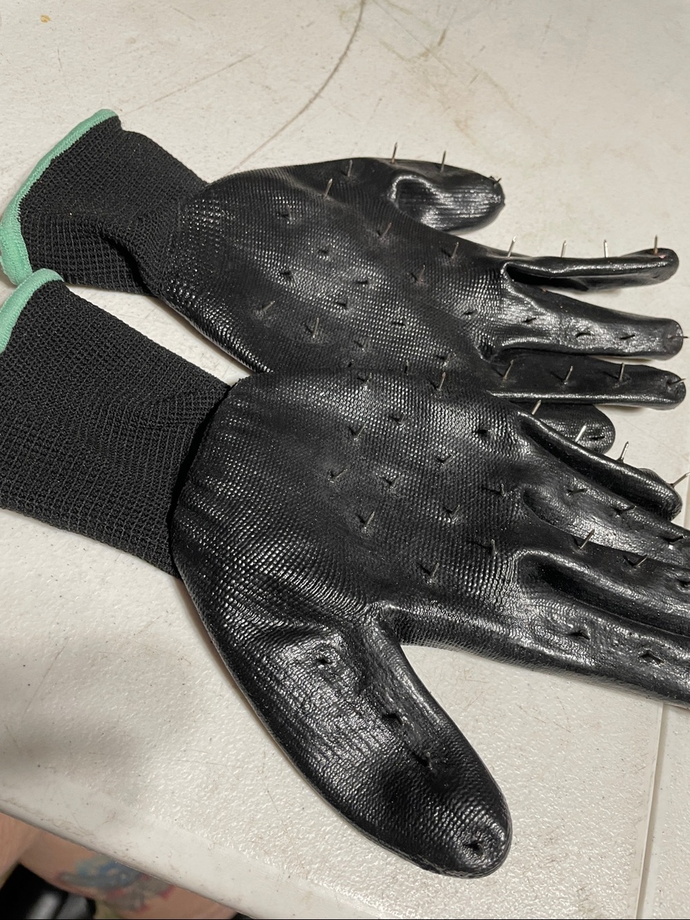 homemade vampire gloves
